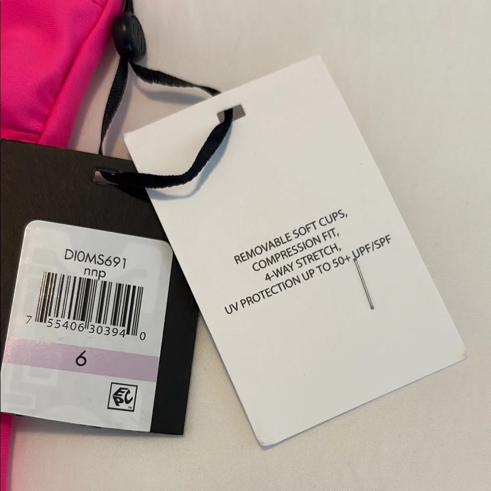 DKNY Vibrant Pink One-Piece Swimsuit - Picture 4 of 13